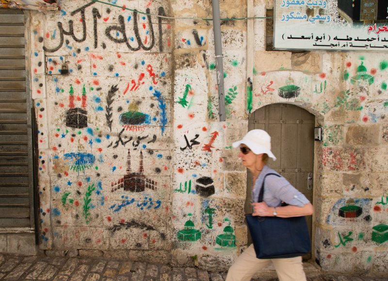 Along the Via  Dolorosa