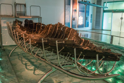 2000 year old boat raised from the Sea of Galilee