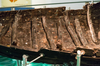2000 year old boat raised from the Sea of Galilee