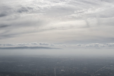 Autumn haze over Silicon Valley