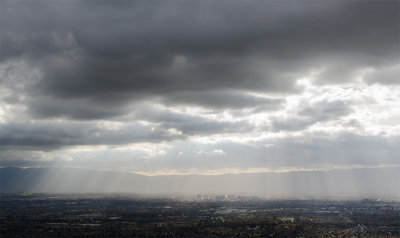 November afternoon over San Jose
