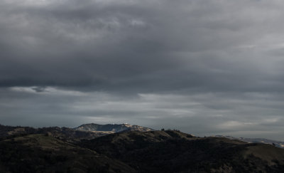 Lick Observatory under November sky