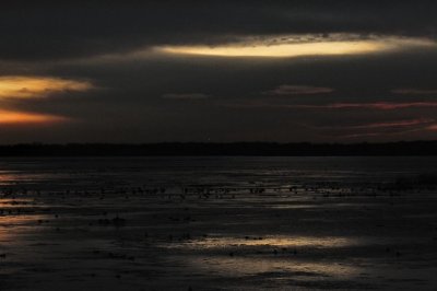 2014 - A fall evening at the lake