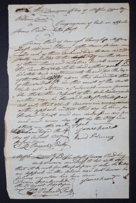 Bail on Appeal Aug 19, 1817