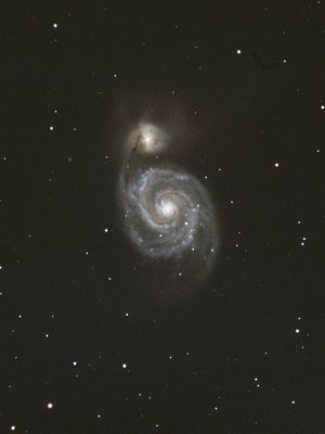 M51 - The Whirlpool Galaxy in Canes Venatici 14-Apr-2015