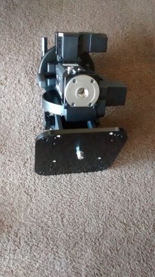 The Orion HDX110 mount with adapter plate
