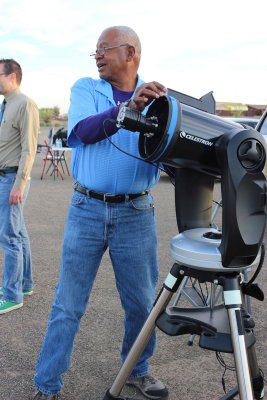 John Talley with his Hyperstar (camera mounted in front)