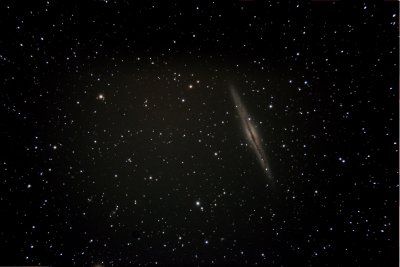 NGC891 - Spiral Galaxy in Andromeda 23-Nov-2016 - full view