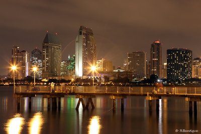 San Diego Skyline at Ferry Landing, Coronado CA