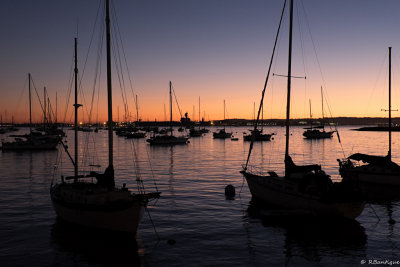 boats boats boats at sunset