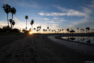 Sunset at Mission Bay Park