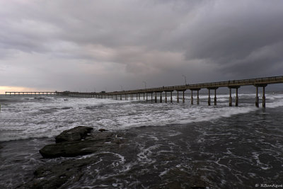 Gray Day at Ocean Beach Pier