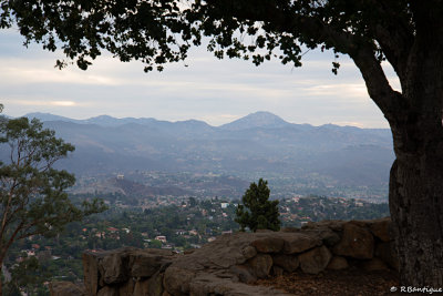 View of local mountains from Mt. Helix