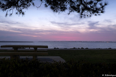 The sun has gone down