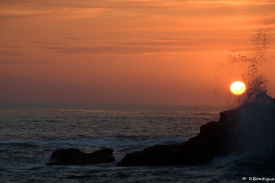 Orange sky