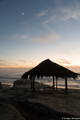 Windansea shack at twilight