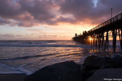 Colorful sky in Oceanside IV