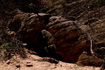 Hidden canyon arch