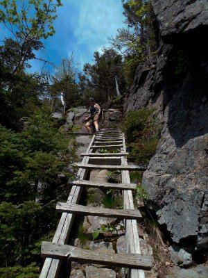 Hi Cannon Trail - Ladder near Cliff House