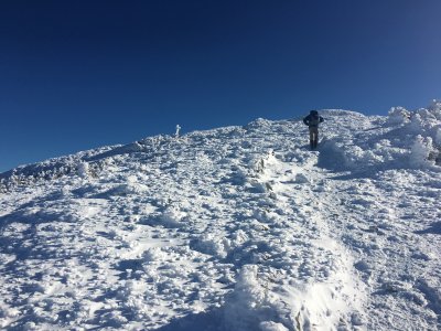 Ascending Mt. Eisenhower