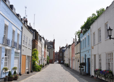Mews off Harley Street London