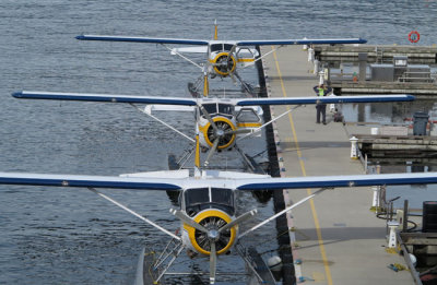 Floatplanes ready to roll  Vancouver