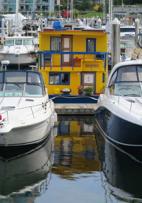 Coal Harbour house boat