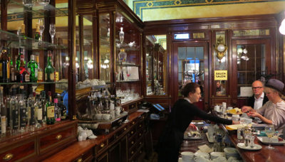 Stylish breakfast at Demel