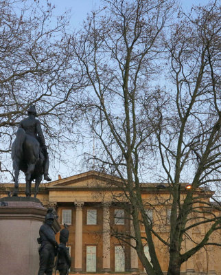 Wellington watching Apsley House home 1817