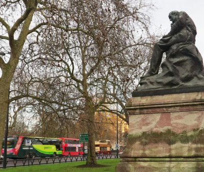 Byron worrying about Park Lane traffic