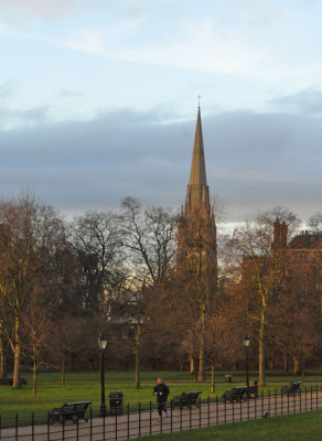 St Mary Abbotts tallest spire in London 1871