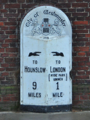 Milestone over 100 years old
