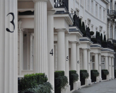 Counting up at Grosvenor Crescent London