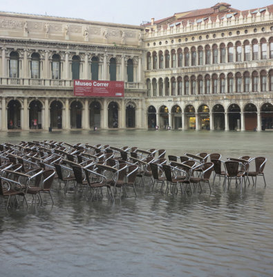Florian Cafe in the floods