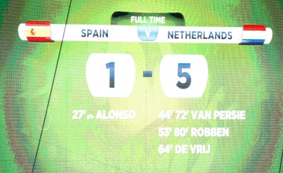 world cup 2014 Spain v Netherlands