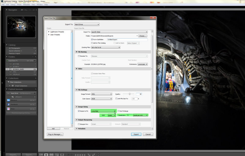 2015_10_22 Lightroom Setup Publishing