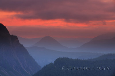 Mount Rainier Sunset - August 2013