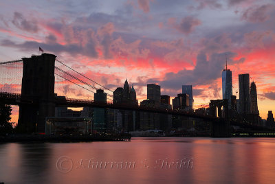 August 2015 - Brooklyn Bridge Sunset