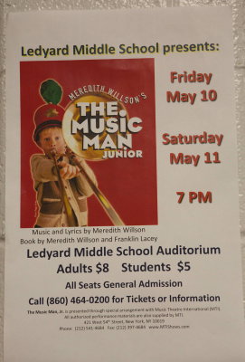 Ledyard Middle School Music Man Junior.