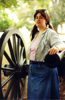 Sally at Gettysburg, July 1990