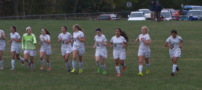 Girls JV Soccer Ledyard vs Fitch 10/09/14