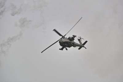 Dutch AH-64 Apache in flight, Texel Airshow 2015
