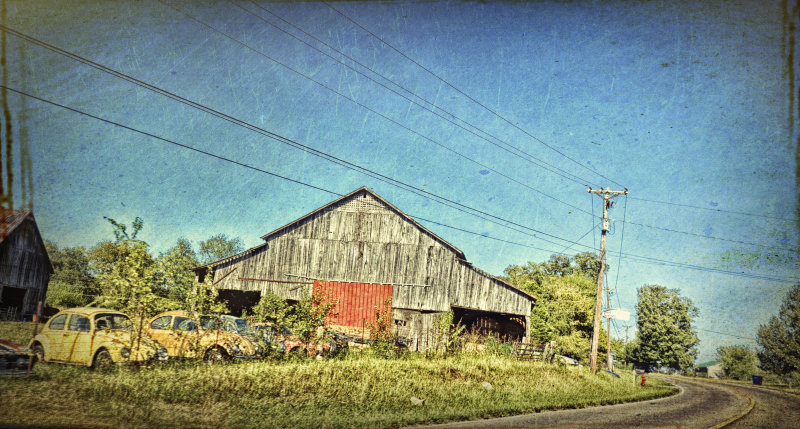 A drive by shot on the road in Northern Tennessee. 