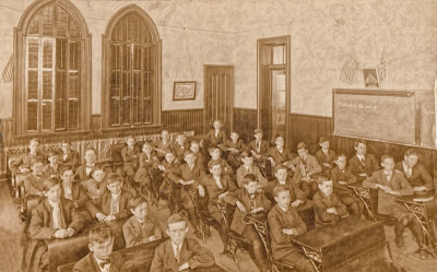 All boys Catholic boarding school early 1900's