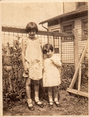 My mother and my Aunt Betty 1933 or 1934