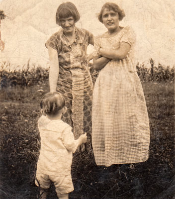 My grandmother, Alice, and my Uncle Ed, as a baby 1923