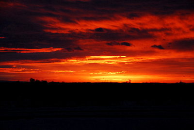 A Very Red Sunrise !