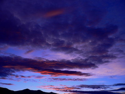 A very lazy sunset !