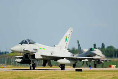 Engelse Eurofighter Typhoons