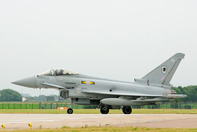 Engelse Eurofighter met mission markings